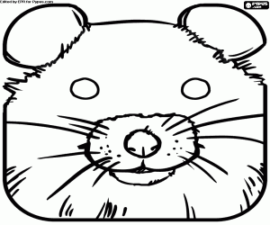 Coloriage Masque de souris