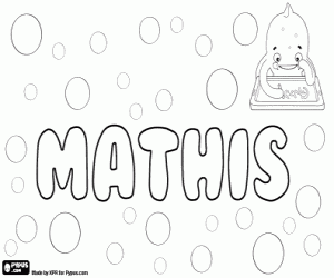Coloriage Mathis, variante de Matthaeus
