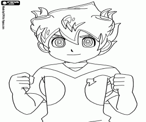 Coloriage Matsukaze Tenma, le protagoniste