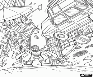 Coloriage Le mauvais Magnéto, SuperHeroSquad