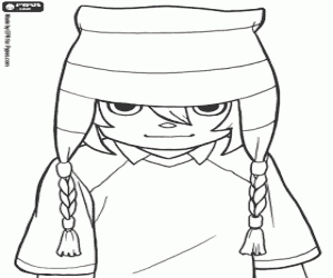 Coloriage Max, joueur de football de Inazuma Eleven