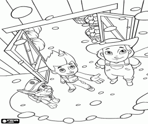 Coloriage Mission accomplie pour PawPatrol