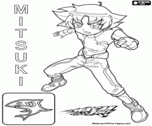 Coloriage Mitsuki Kaibara, Scan2Go