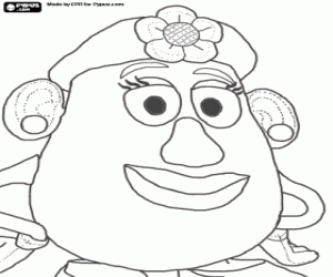 Coloriage Mme Potato Head
