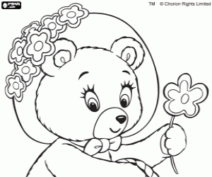 Coloriage Mme Tubby Bear, un personnage d'Oui-Oui