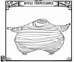 Coloriage La momie Murray