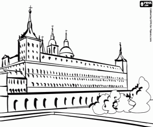 Coloriage Monastère de l'Escorial