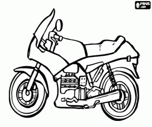 Coloriage Moto roadster