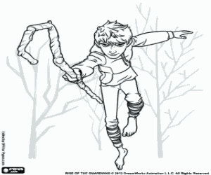 Coloriage Le mystérieux Jack Frost