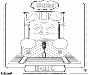 Coloriage Le mécanicien de locomotives