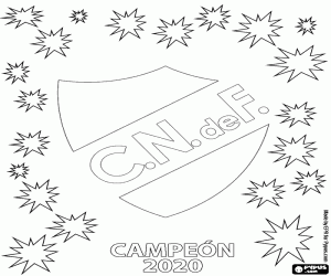 Coloriage Nacional, champion d’Uruguay 2020