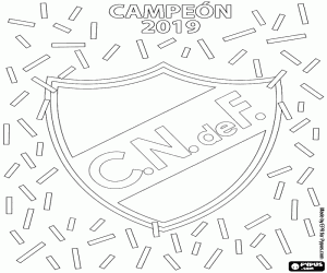 Coloriage Nacional, Champion d'Uruguay 2019