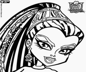 Coloriage Nefera de Nile, Monster High