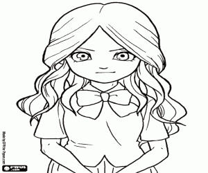 Coloriage Nelly Raimon de Inazuma Eleven