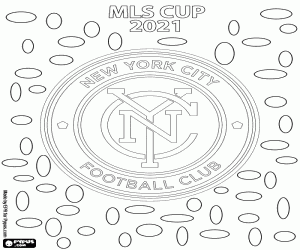 Coloriage New York City FC, MLS Cup 2021
