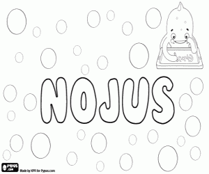 Coloriage Nojus, nom lituanien