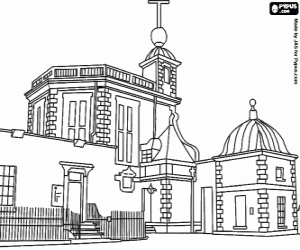 Coloriage Observatoire Royal de Greenwich
