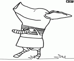 Coloriage Olivia, personnage de Ian Falconer