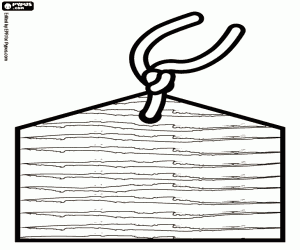 Coloriage Omamori, une amulette japonaise