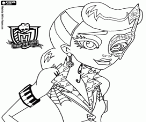 Coloriage Opérette, personnage de Monster High