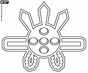 Coloriage Ornement japonais pour cheveux