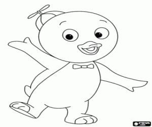 Coloriage Pablo des Backyardigans