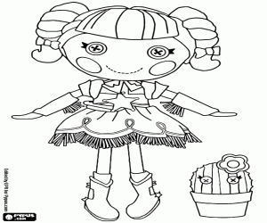 Coloriage Pairie Dusty Trails, Lalaloopsy