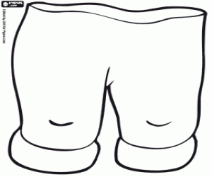 Coloriage Pantalon de Santa Claus