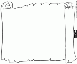 Coloriage Parchemin pour papa