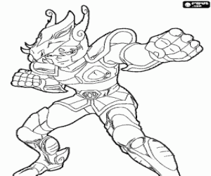 Coloriage Pegasus Seiya, Saint Seiya