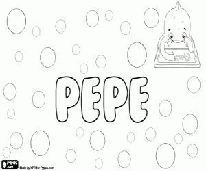Coloriage Pepe, nom espagnol