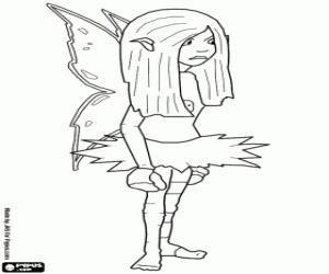 Coloriage Pesticide, fée de Muddle Earth