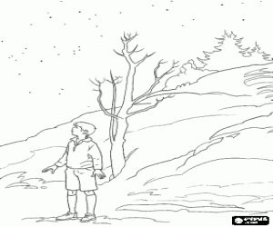 Coloriage Peter Pevensie dans Narnia