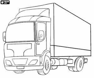 Coloriage Petit camion