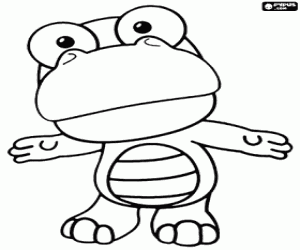 Coloriage Le petit dinosaure Crong