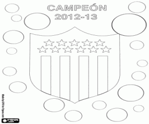 Coloriage Peñarol, champion 2012-2013