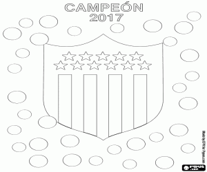Coloriage Peñarol, champion 2017