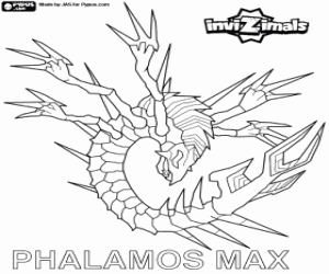 Coloriage Phalamos Max, Invizimals