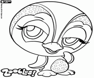 Coloriage Pingouin, Zooble de Chillville