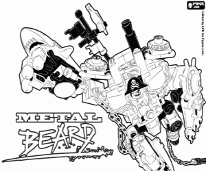 Coloriage Le pirate du film Lego