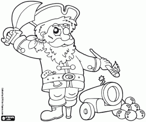 Coloriage Pirates, guerriers marins