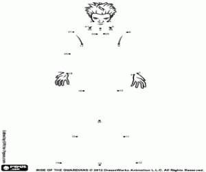 Coloriage Pitch, dessin pour relier les points