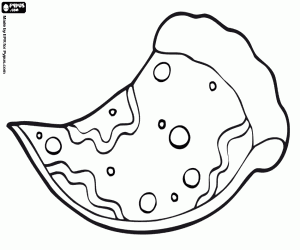 Coloriage Pizza, cuisine italienne