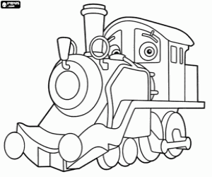 Coloriage La plus vieille locomotive de Chuggington