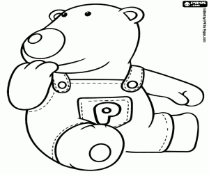 Coloriage Poby l'ours polaire