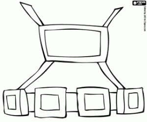 Coloriage Poids pour le plongeur