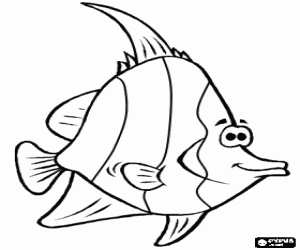 Coloriage Poisson du corail