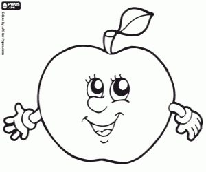 Coloriage Pomme