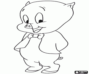 Coloriage Porky le Cochon, Warner Bros