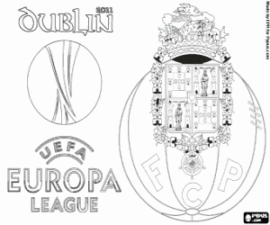 Coloriage Porto, champion Europa League 2010-2011
